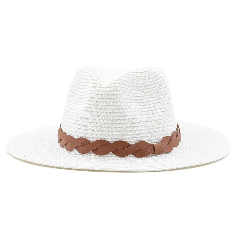 Classic for ethnic style big edge straw hat European and American cowboy style straw hat outdoor leisure jue style wind sunscreen hat