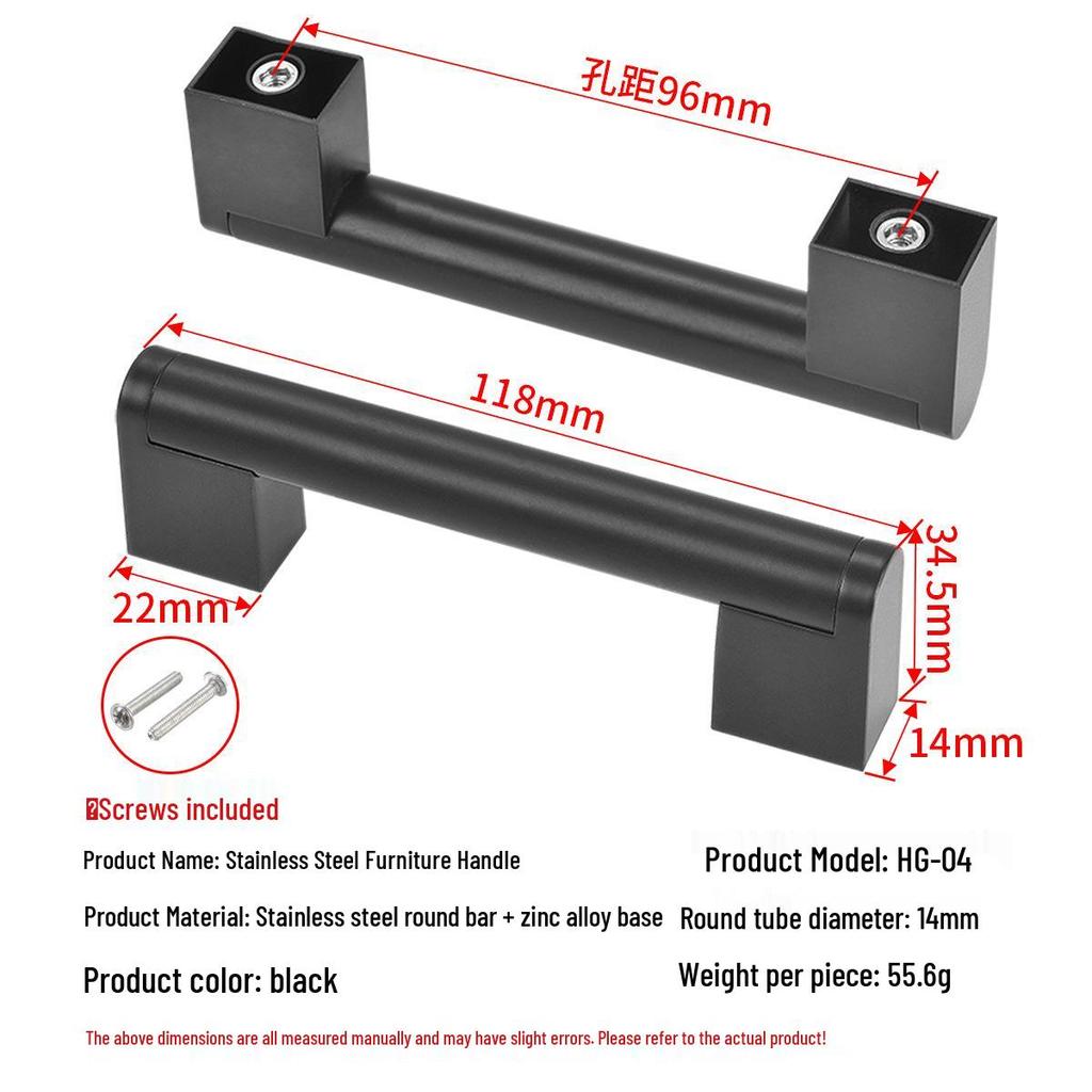 Modern Simple Stainless Steel Kitchen Cabinet & Wardrobe Handle for Doors and Drawers