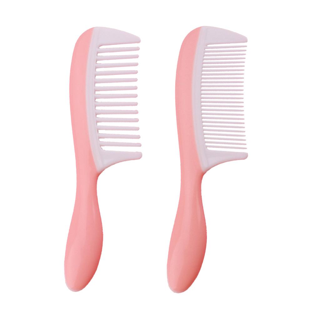 Comb Plastics Grooming Tools Barbers Salon Hair Brush Handily Grip Styling Accessories Hairdressing Dense Teeth Wide Tooth Combs