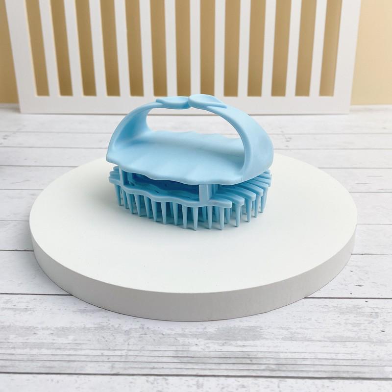 Silicone Scalp Massage Shampoo Brush for Dry & Wet Use