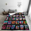 67th Creative Graffiti Theme Blanket - Suitable for sofa and bed cover in all seasons - For decoration, suitable for bedroom