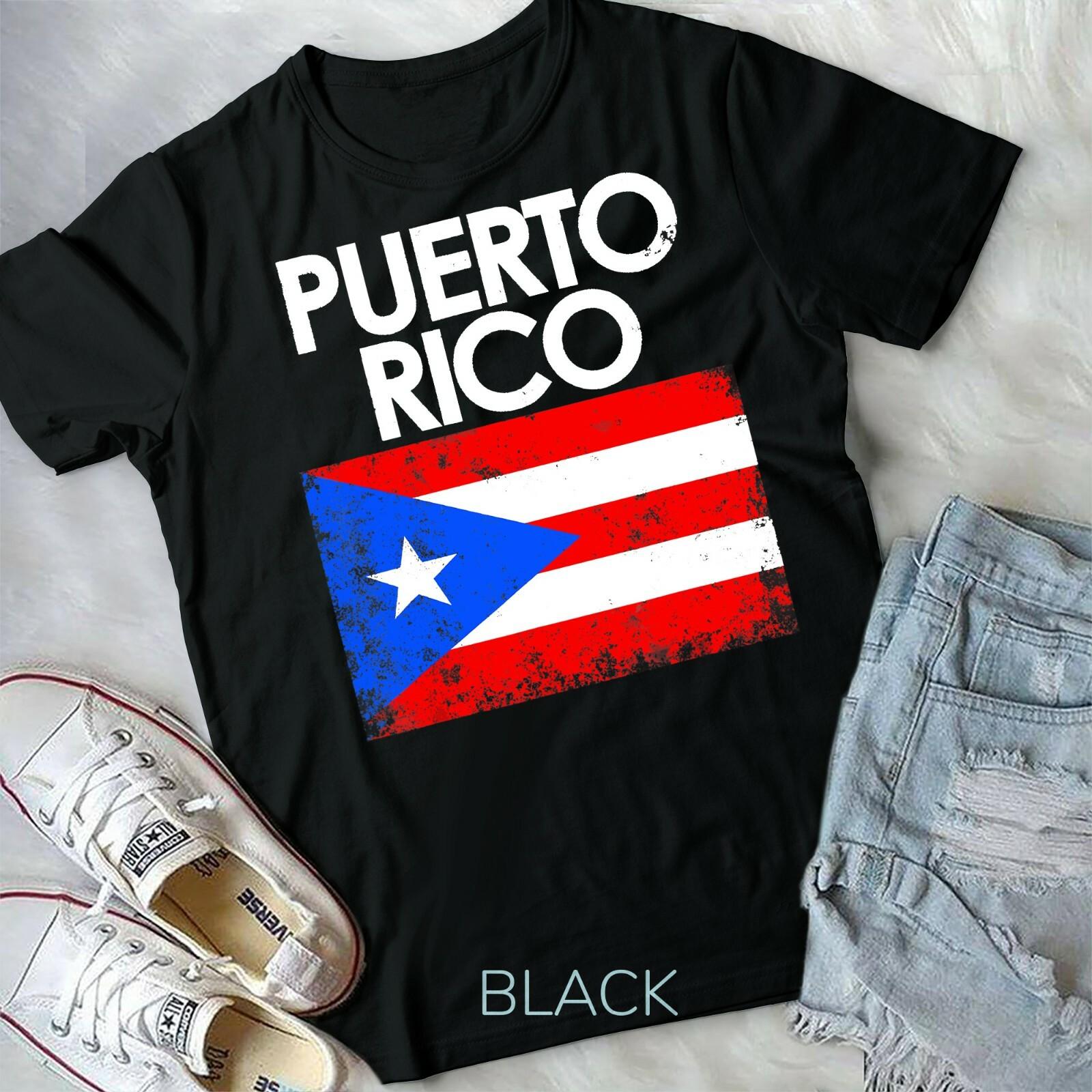 Vintage Puerto Rico Puerto Rican Flag Pride Gift Unisex Form T-shirt XXXL