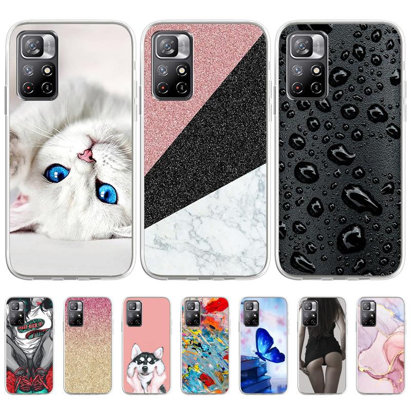 TingYR Cover per Xiaomi Redmi Note 11 4G, Ultra Sottile di Gomma, Ottima Cover Antiurto TPU Flessibile, Custodia Case per Xiaomi Redmi Note 11 4G Smartphone.(Rosso
