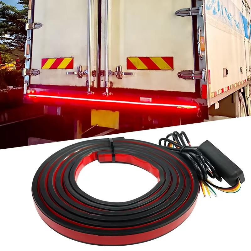 24V LED LKW Heckklappenlichtleiste Hintere Rücklichtleiste Wasserdicht Dynamisch Zusätzliche Rückfahr-Brems-Blink-Folge-Warnleuchten