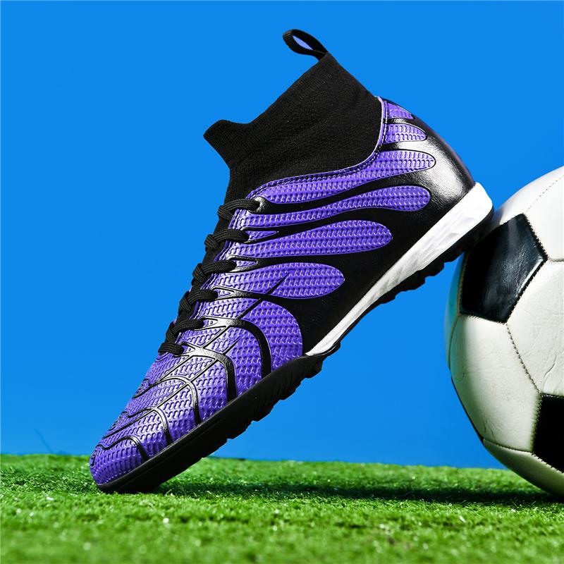 2024 Fotballsko for menn, stor størrelse Ultralette fotballsko Gutter Sklisikre AG/TF Fotballsko Ankelstøvler Unisex