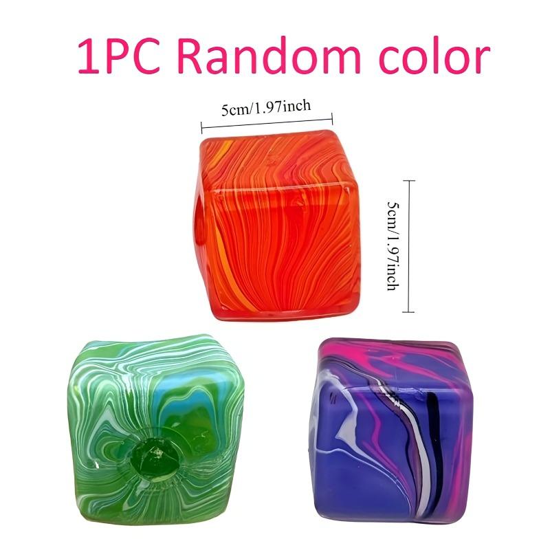 

Flow Pattern Ice Cubes Maltose Fidget Toy Kneading Cube Malt Sugar Decompression Toy Relieve Anxiety Slow Rebound Squeeze Toy