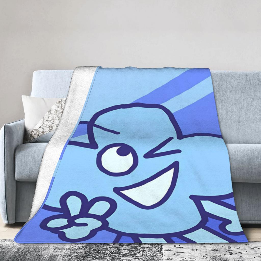 Cartoon Blanket Bfdi Flannel Funny Soft Throw Blankets for Coverlet Decoration