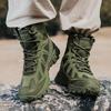 Large Size Military Boots Outdoor Men's Boots Wading Shoes High Top Hiking Boots Wear-resistant Cold Hiking Shoes