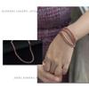 [Sanyu Trade] Pure Copper Necklace, 99.9% Pure Copper, Cuban Link Chain, Purple Copper, Unisex, for Electromagnetic Hypersensitivity, Pure Copper