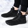 Parent-child Winter Boots Men and Boy Snow BareFoot Outdoor Non-slip Warm Fur Casual  Sneakers Kid's Ankle Boots