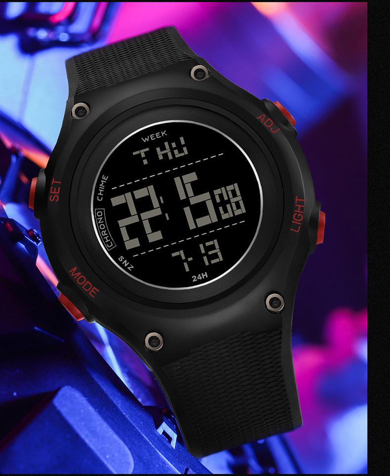 Sanda Multifunctional Youth Luminous Waterproof Sports Watch