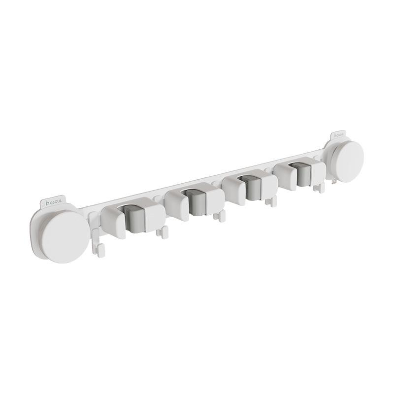 Wall-Mounted No-Drill Kitchen Hooks: Multifunctional Spatula and Utensil Storage Rack & Clothes Hanger