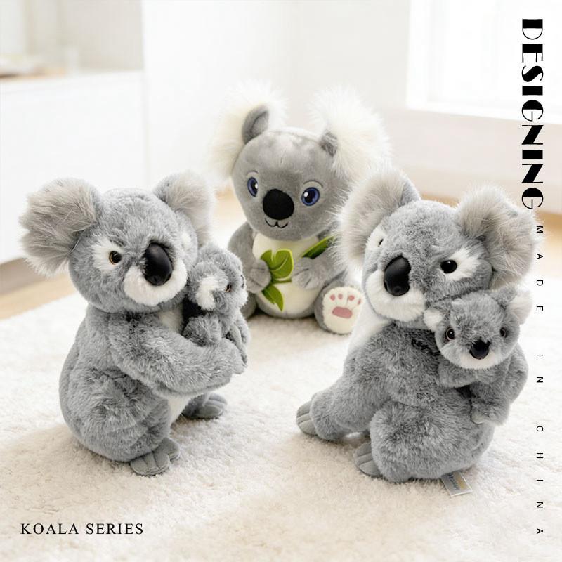 Koala Series Stuffed Animal Plush Toy With Soft Short Pile For Kids And Collectors