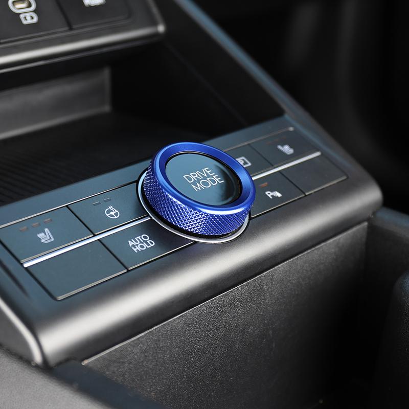 För Hyundai KONA SX2 2024-2026 Bilinteriör Aluminiumlegering Körlägesrattkåpa Trim Auto Körlägesdekorationsaccessoarer