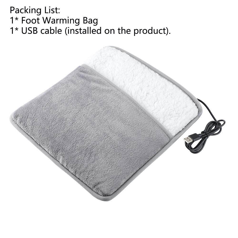 

Фланелевый электрический мешок для ног, грелки, обувь, постоянная температура, зима, офис, дом, дом, USB, прямой разъем