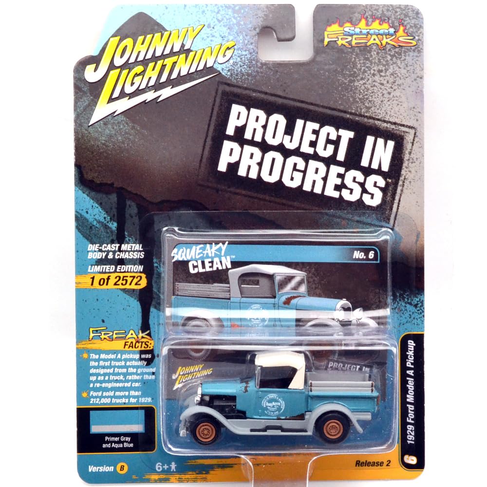 JOHNNY LIGHTNING 164 Scale “1929 Ford Model A Pickup (Blue)”