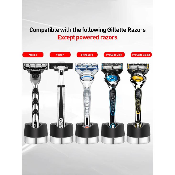 YUNCHI Magnetic Base Draining Stand for Gillette Razor