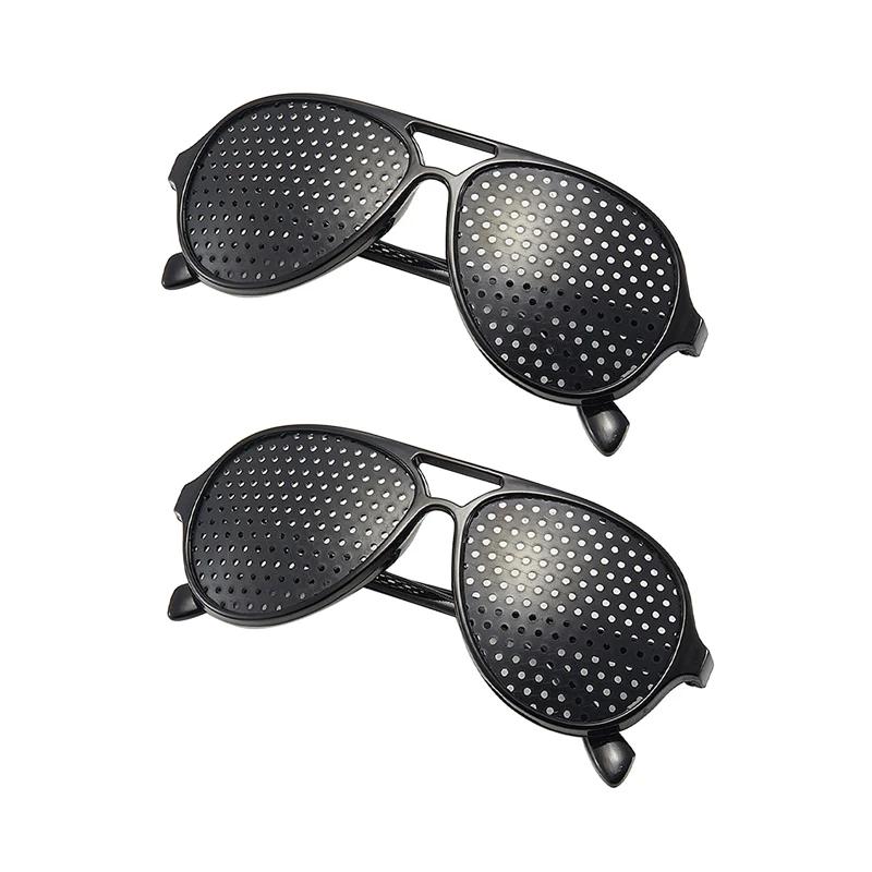 1/2/3 STÜCK Anti-Myopie Astigmatismus Brille Sehkorrektur Ermüdung Lochbrille mit Löchern Sehverbesserung Brille