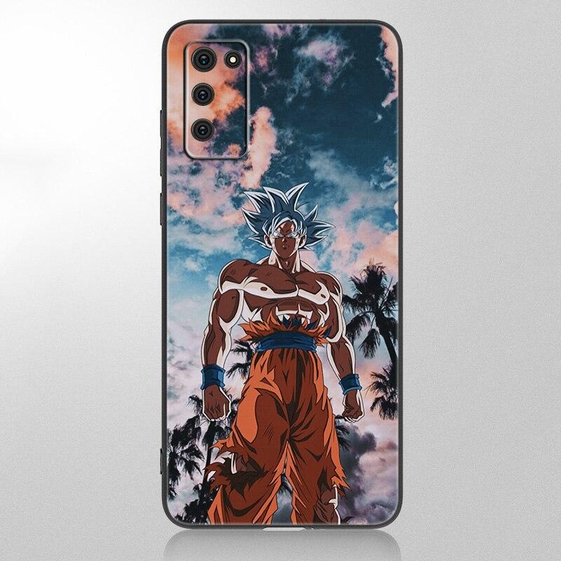 Japan Anime Sohn Goku Fall Für Samsung Galaxy A12 A02S A22 A32 A52 A72 A71 A51 A41 A31 A21 A11 A50 A70 a10S A20S Schwarz Soft Cover