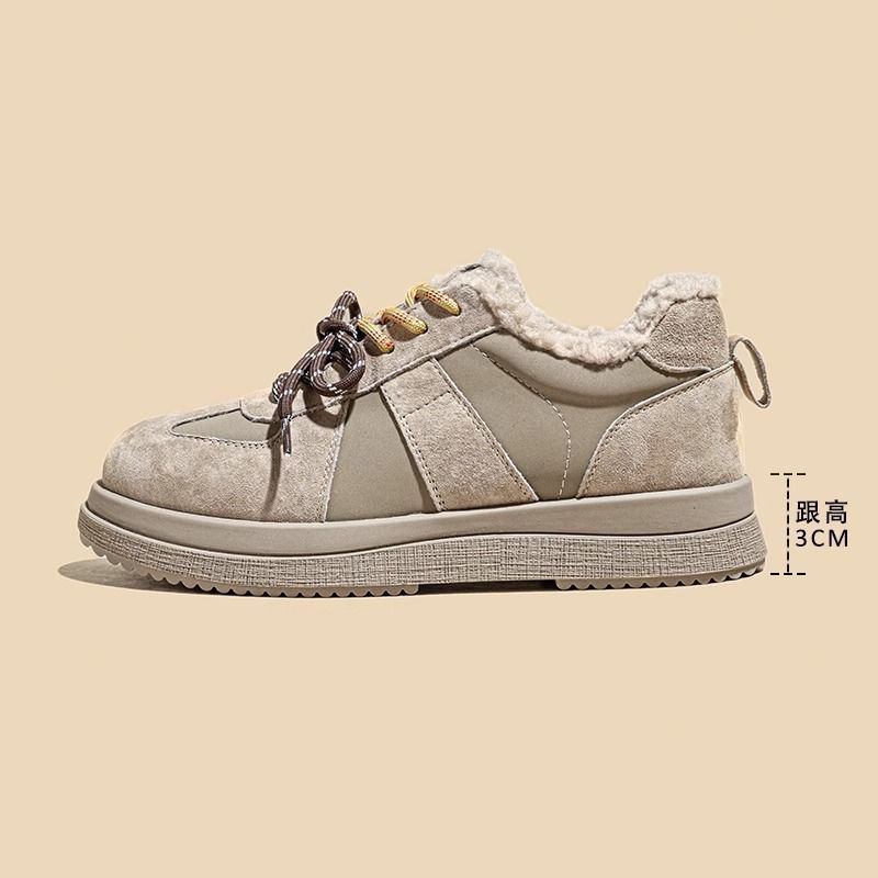Korean Version of Snow Cotton Shoes In the Winter of 2025 New Thick-soled Niche Retro Fashion Versatile Velvet Thickened Cotton Shoes for Women