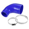 Partuto Silicone Hose 2"-ID 2.99" Universal 90 Degree Elbow Silicone Hose Coupler - Car