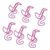 100pcs Paper Clips Multipurpose Bird Shaped Metal Paper Clips Set for Document Classification Rose
