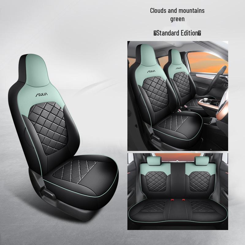 Universal Nano Leather Car Seat Cushion - All-Season Fit