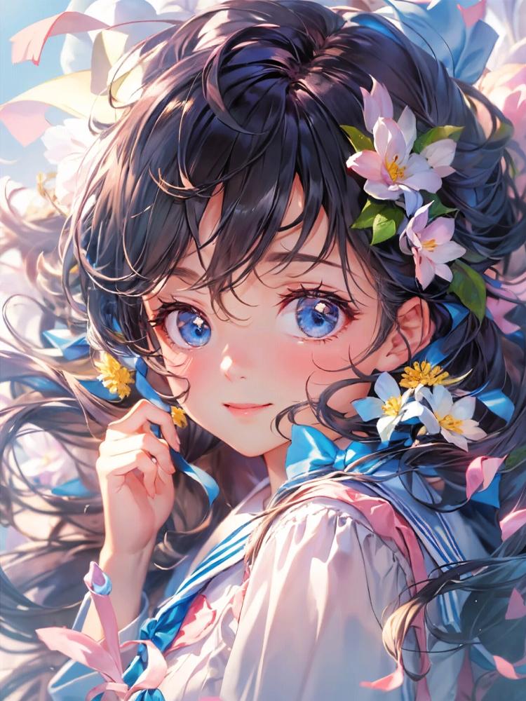 DIY Алмазная картина Мультфильм Цветочница Полная Алмазная мозаика Вышивка Мечта Крест Вышивка Набор Искусство Домашнее украшение