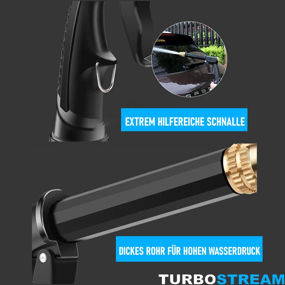 TURBOSTREAM High Pressure Hand Shower Car Water Gun Garden Shower Hose Sprayer
