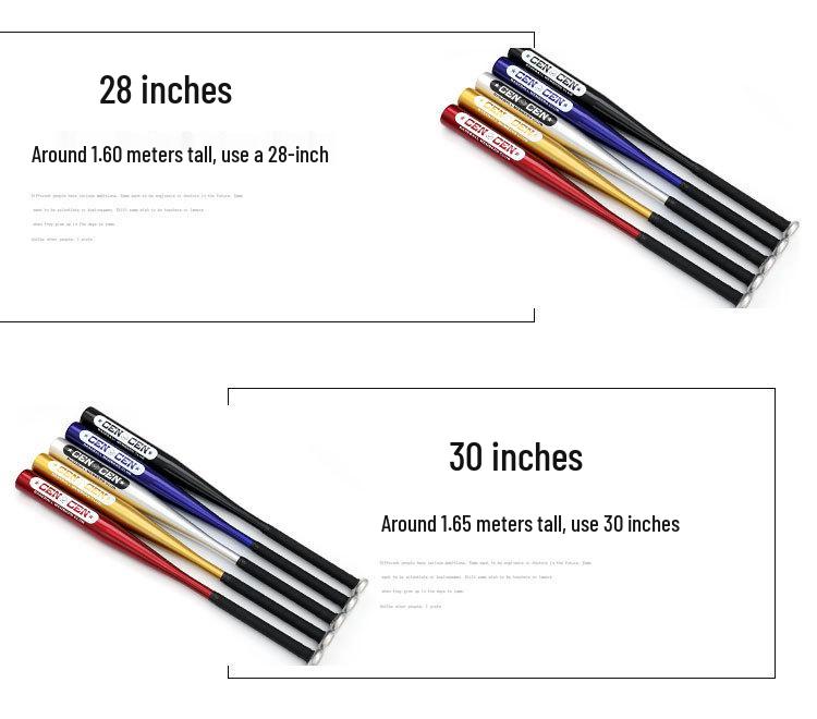 CenCen Aluminum Alloy Baseball Bat - High-Temperature Quenching with Dust-Free Finish