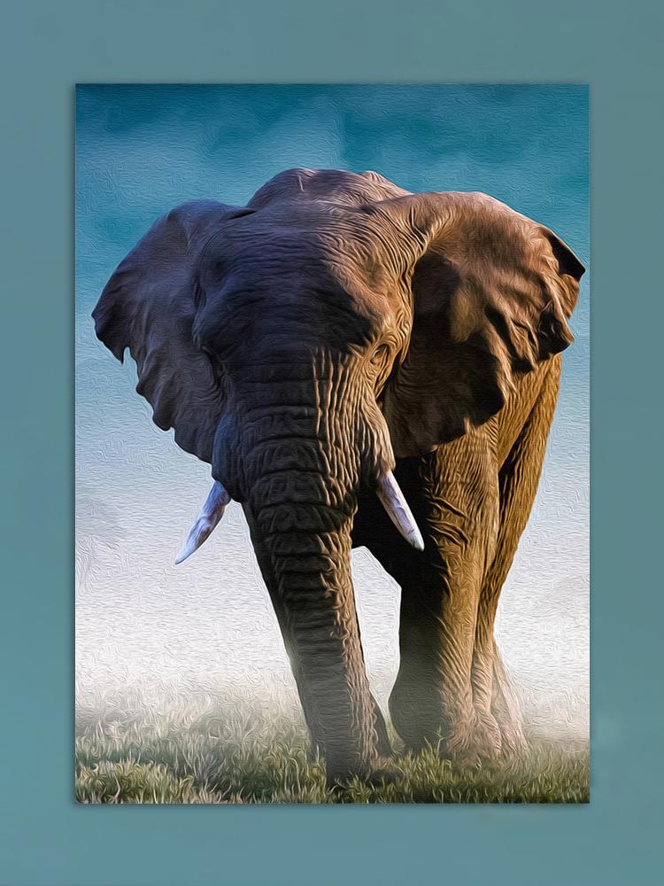 African Elephants Posters Modern Home Decor Animal Canvas Prints Wall Art Pictures for Living Room Interior Decorative Painting