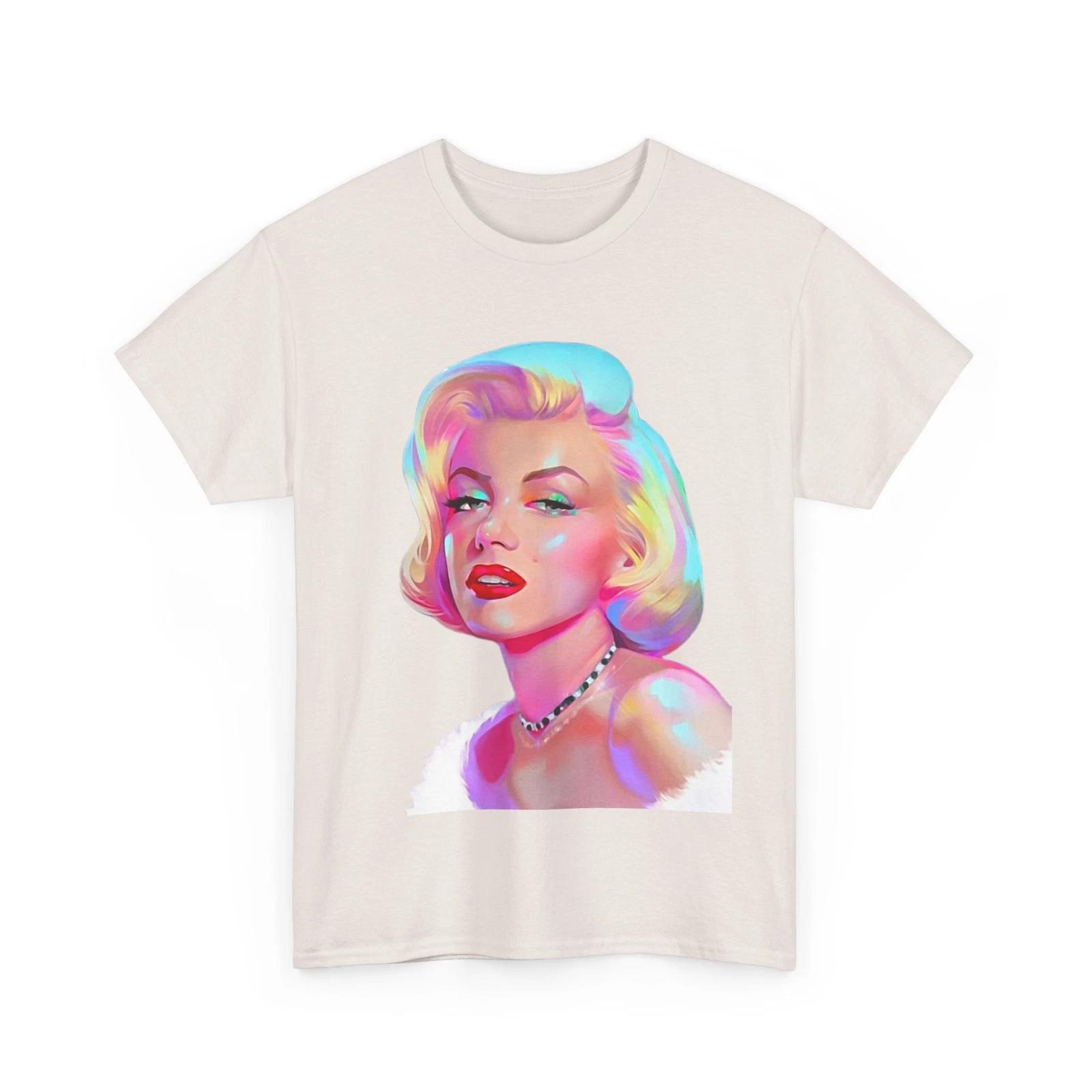 MARILYN MONROE POPART PIN UP Tshirt GIFT MEN WOMEN TEENS BEAUTY FASHION PORTRAIT S