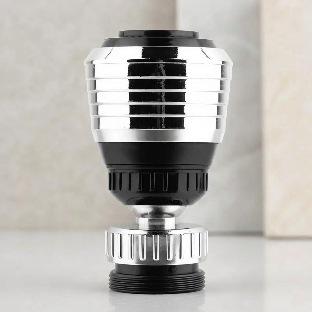 

Water Saving 360 Degree Rotating Faucet Sprinkler Shower Head Turbocharger Kitchen Bathroom Garden Accessories серебряный