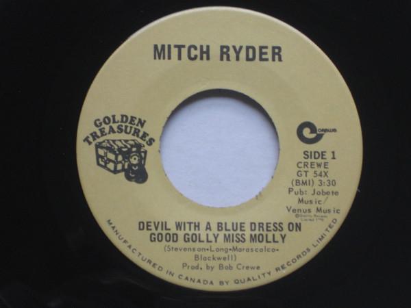 

7inch Record MITCH RYDER - Devil With A Blue Dress On / Good G GT54X CREWE 1970 Canada Rock Used