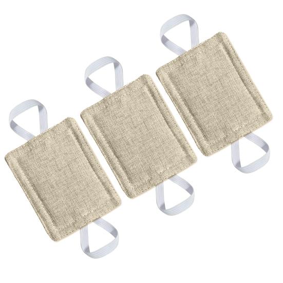 

3Pcs Door Silencer Prevent Locking Anti-collision No Noise Elastic Bands Sound Insulation Toddler Safety Door Latch Cover Living Room Supply сірий