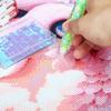 Glow Diamond Painting Pen Set with 12 Threaded Plastic Tips Luminous Rhinestone Picker Tool for DIY Crafts Nail Art