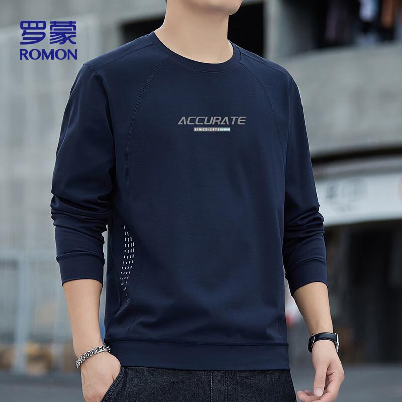 ROMON Men's Autumn/Winter Crew Neck Pullover Sweatshirt WY08