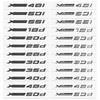 3D XDrive 20d 35i 28d 30d 35d 30i 20i 48d 50d Letter Logo Car Rear Trunk Badge Emblem Decal Sticker For BMW X1 X2 X3 X4 X5 X6 X7