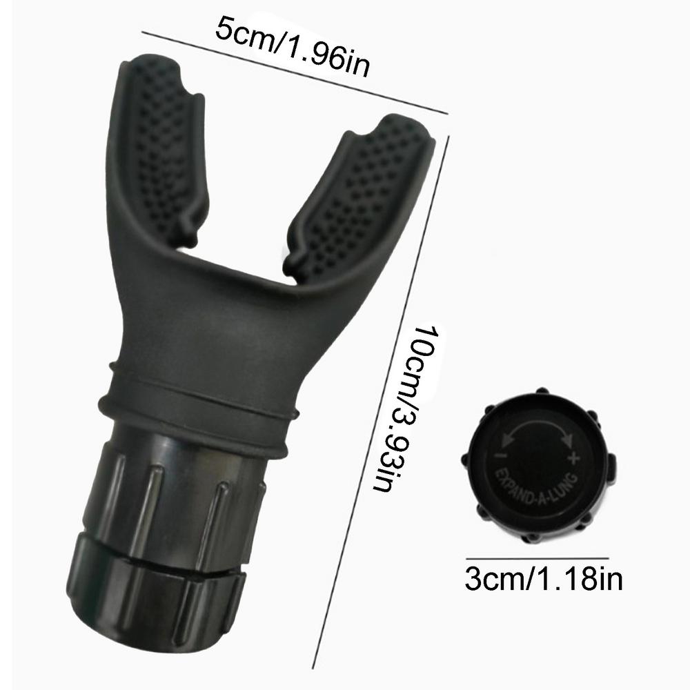 

Lung Trainer For Athletes Breathing Training Device Portable Lung Trainer Tool Adult Lung Booster With Adjustable Intensity Knob чорний