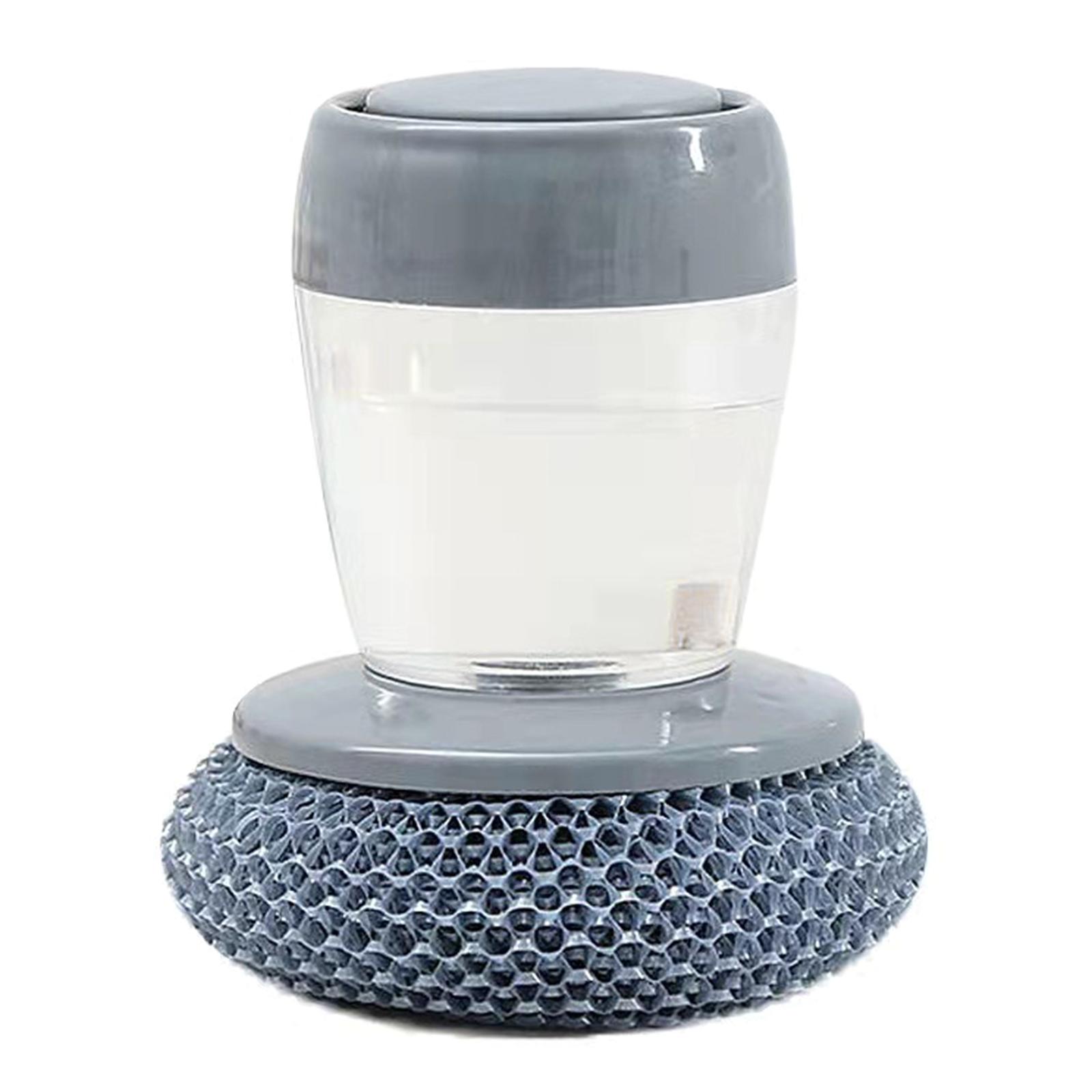 

Щетка для чистки кухни с дозатором моющего средства, не царапающая щеткой кастрюль и сковородок, долговечный инструмент для мытья посуды