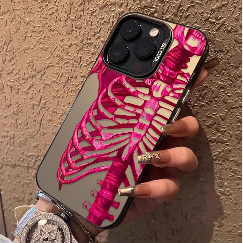 Rózsaszín Zöld Koponya Telefontok Xiaomi POCO X7 X6 X5 X3 NFC F7 Ultra F6 F5 Pro F4 F3 GT M5S C65 C75 M3 M4 M5S M6 Pro 4G 5G-hez Tok