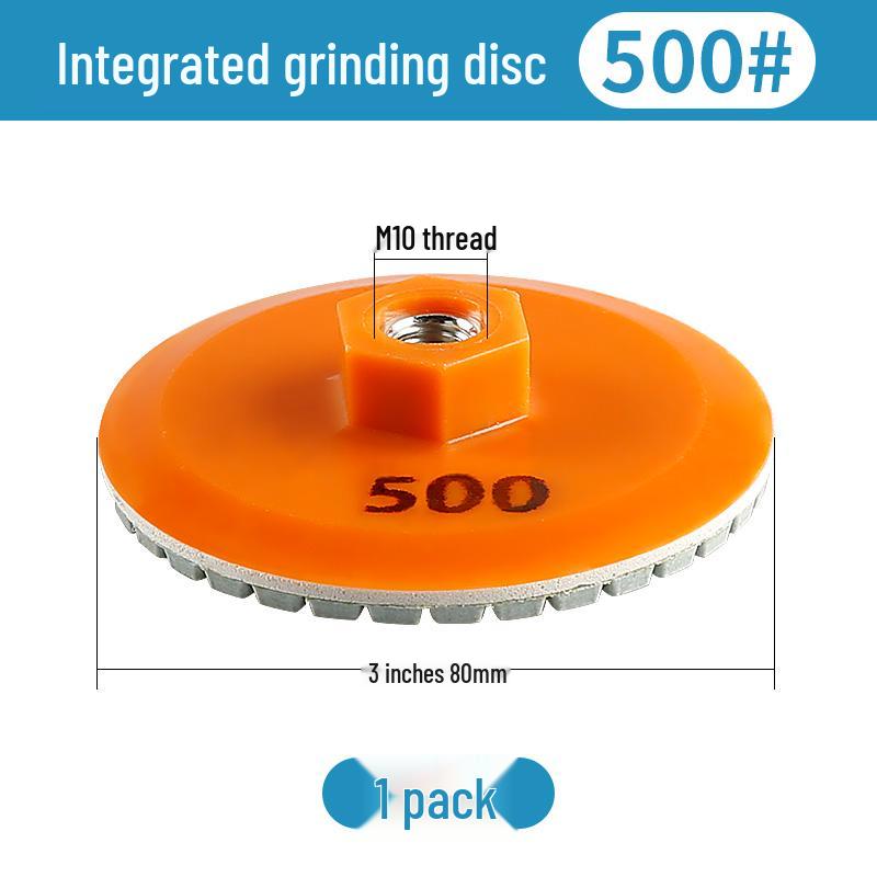 Integrated Tile Edge Grinding & Polishing Disc for Stone, Marble, Quartz, Chamfering, and Dry Trimming