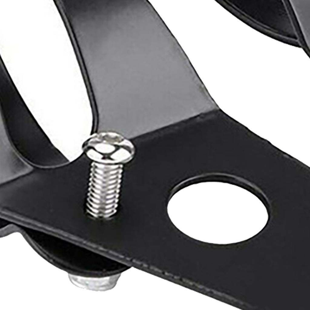 2 Pcs Motorcycle Headlight Bases Black Front Light Mounting Adjustable Bracket Clamp for 35?43mm