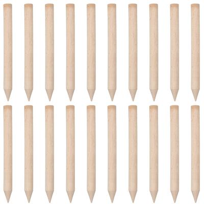 Kotarbau® Geodetic Beech Wooden Stakes Support For Tomatoes, Vegetables, Trees, 30 Cm, Set Of 20