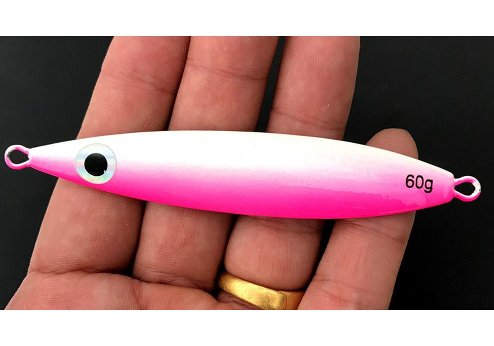 Wan Ya Night Glow Willow Leaf Sea Fishing Spinner Lure (60g) - Lead Fish Iron Plate Set