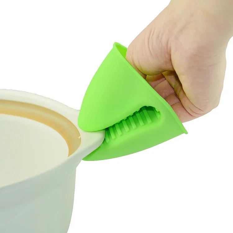 1 Stück Dicke Silikon-Ofenhandschuhe Hitzebeständige Verbrühschutzhandschuhe zum Kochen Pinch-Griffe Topflappen Silikon-Küchenzubehör