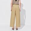 Sweet Basil Women's Draped Anti-Wrinkle Casual Trousers