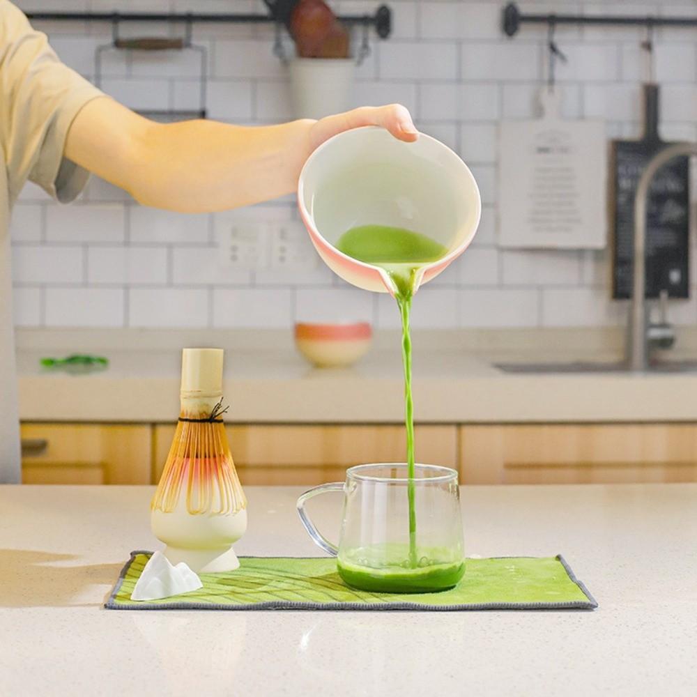 4PCS Matcha Whisk Holder Matcha Whisk Set Matcha Bowl Matcha Making Kit Tea Lovers