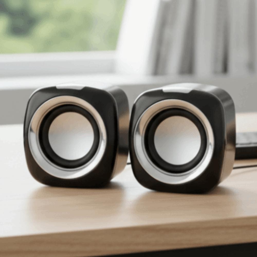 3.5mm Speaker Wired High Volume Stereo Mini Speaker Birthday Gift Wired Small Speaker Home Party