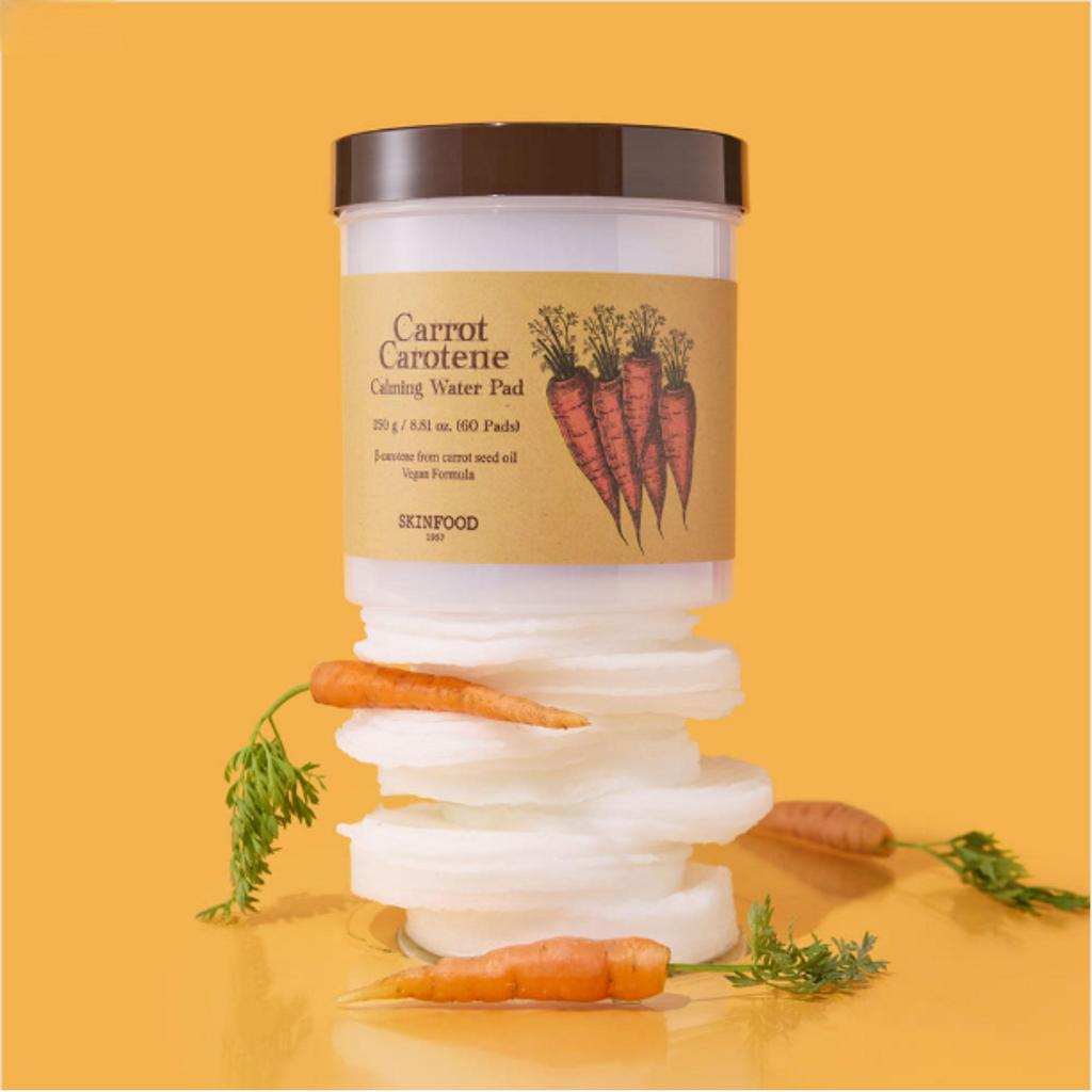 SKINFOOD Carrot Carotene Calming Water Pad 60P